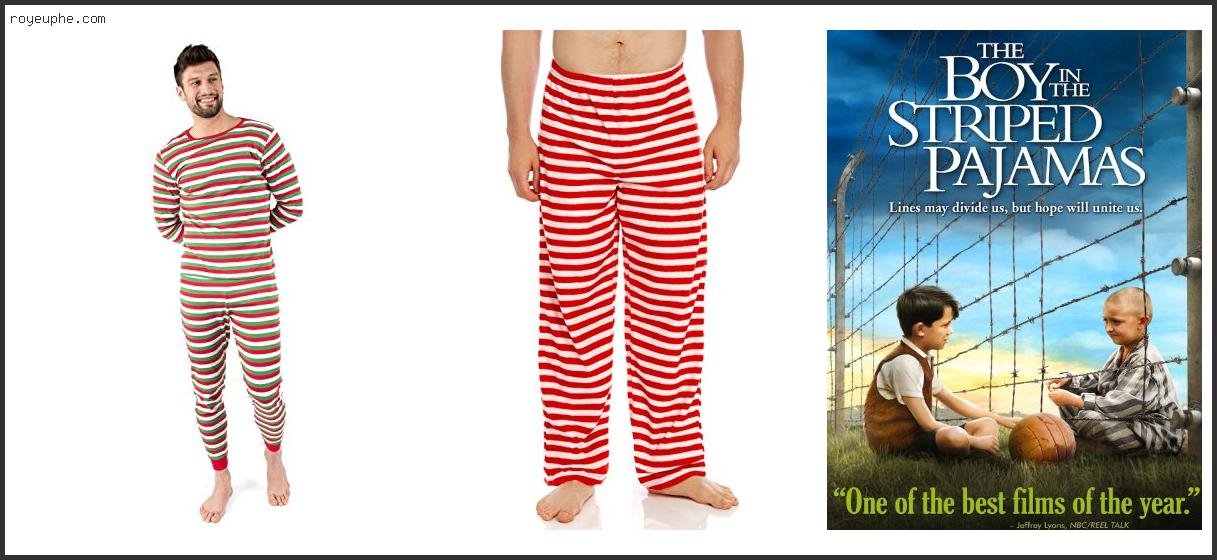 Best Mens Red And Green Striped Pajamas