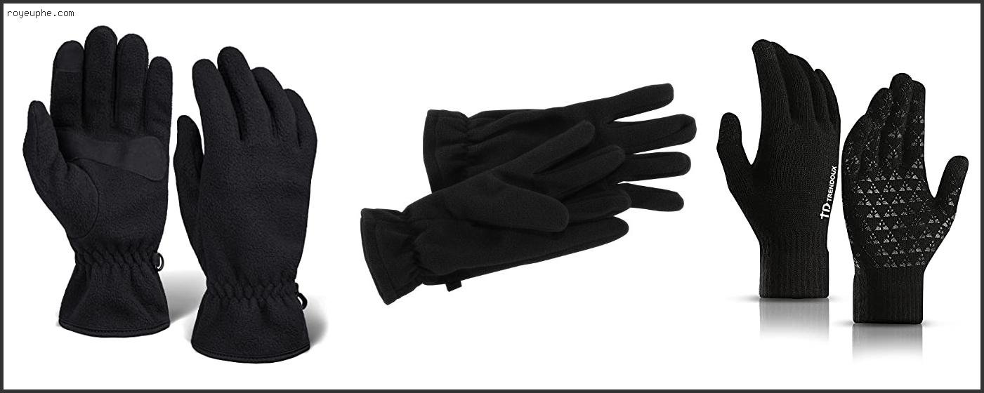 Best Berghaus Mens Spectrum Fleece Gloves Black