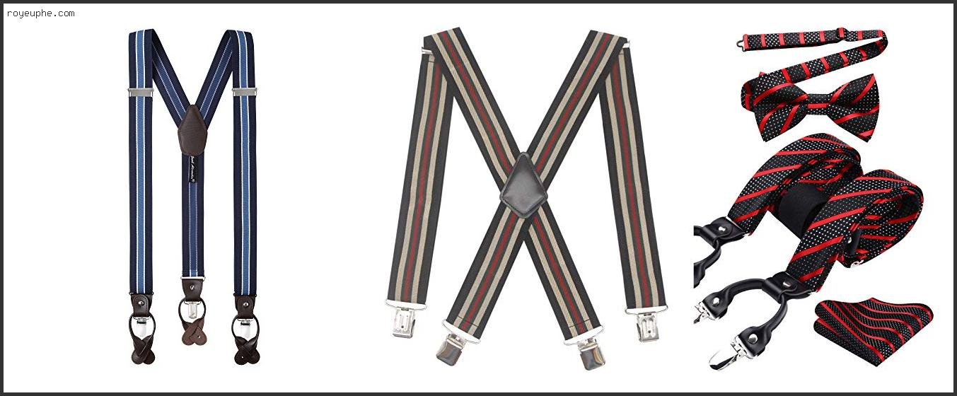 Best Mens Striped Suspenders