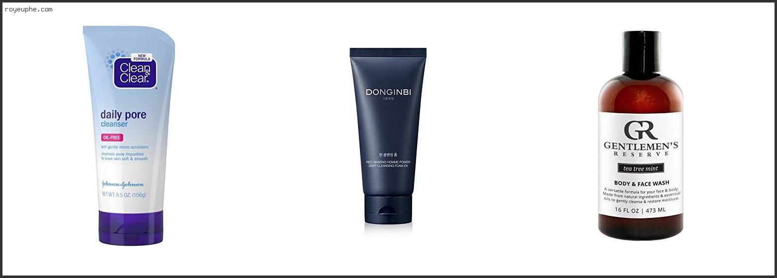 Best Face Wash For Men With Normal Skin