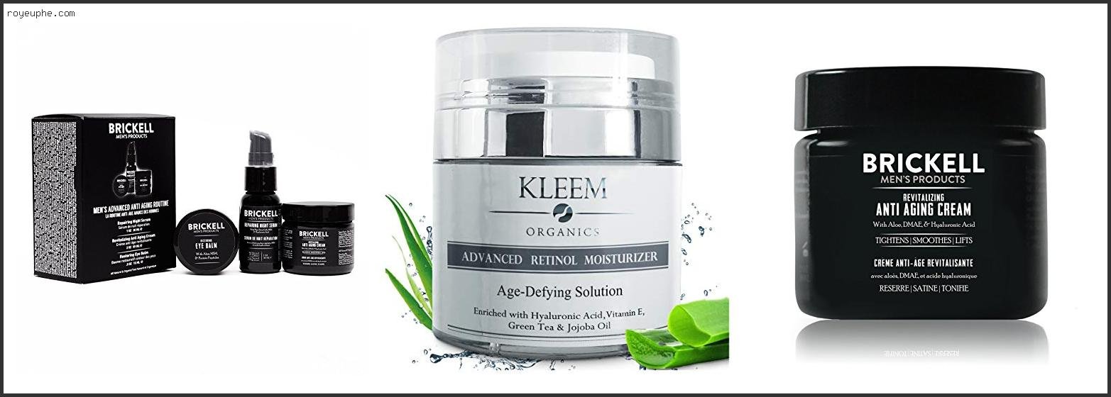 Best Mens Anti Aging Products