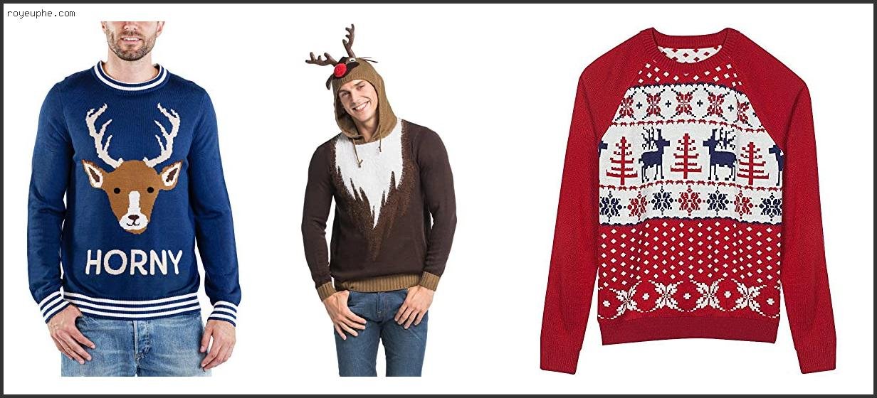 Best Mens Sweater With Reindeer