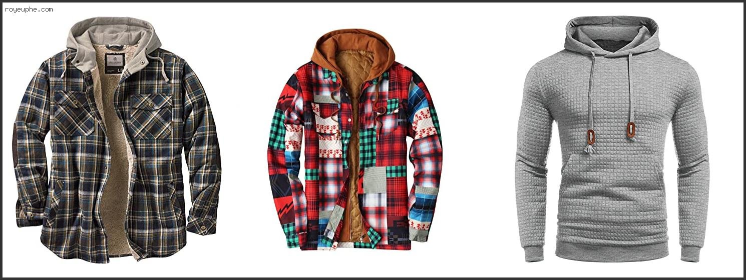 Best Mens Camp Night Berber Lined Hooded Flannel