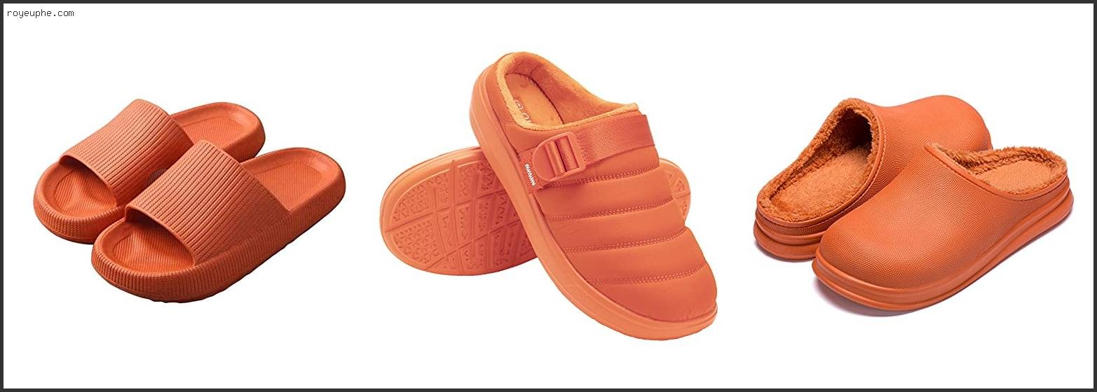 Best Mens Orange Slippers