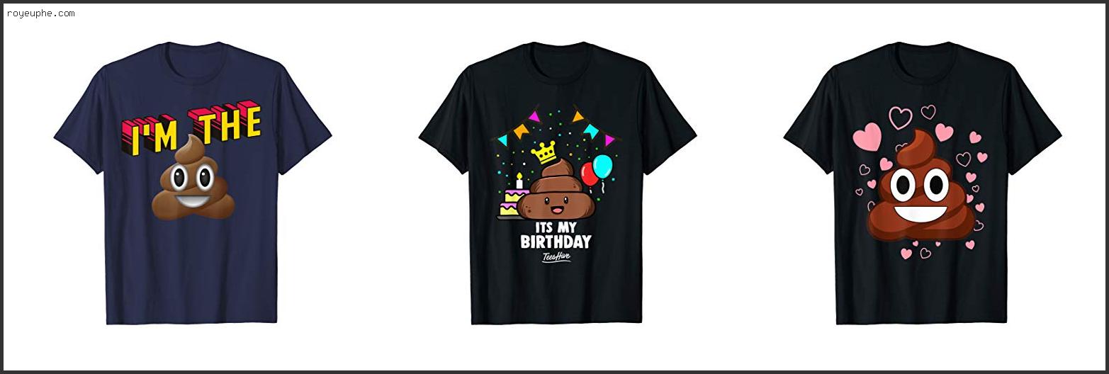 Best Mens Poop Emoji Shirt