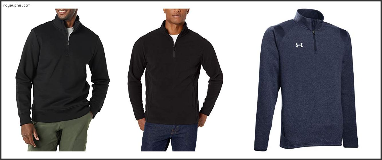 Best 1/4 Zip Pullover Mens