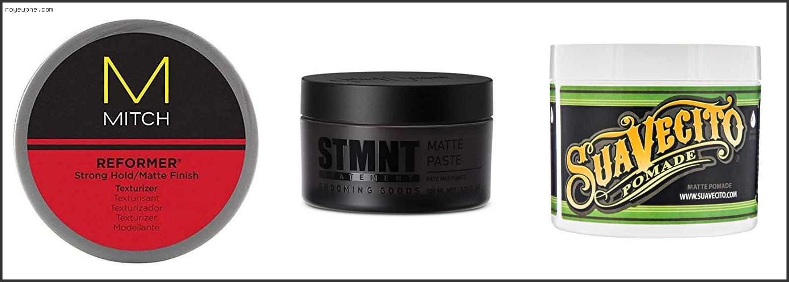 Best Mens Matte Hair Product