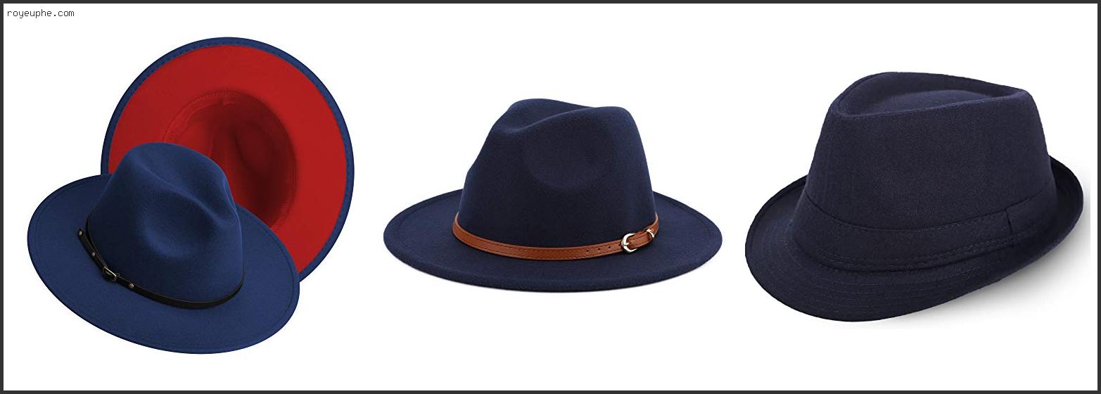 Best Navy Blue Fedora Hat Mens