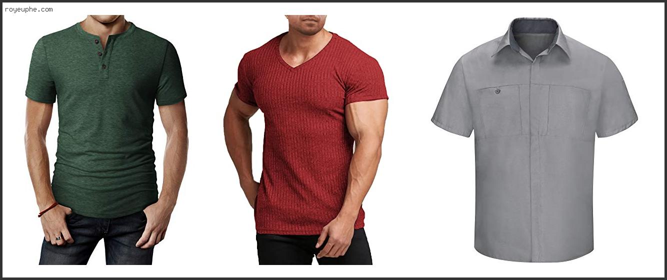 Best Mens Ribbed Short Sleeve Shirt