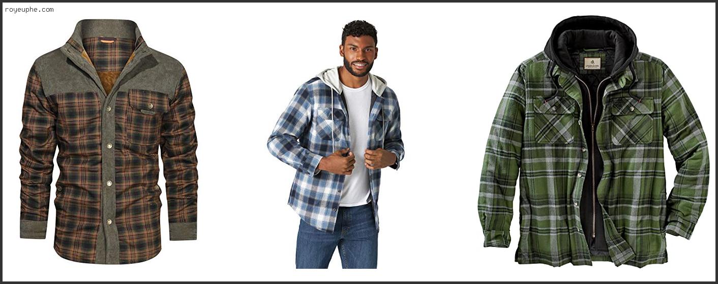 Best Gioberti Mens Sherpa Lined Flannel Jacket With Removable Hood