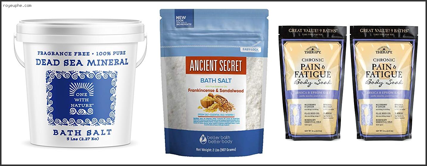 Best Mens Bath Salts