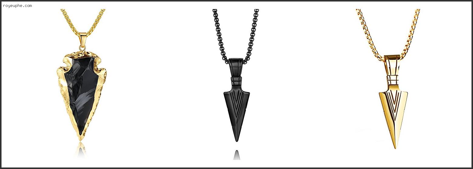 Best Mens Gold Arrowhead Pendant