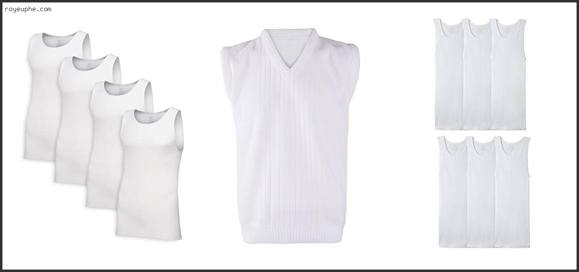 Best Mens White Ribbed Vests