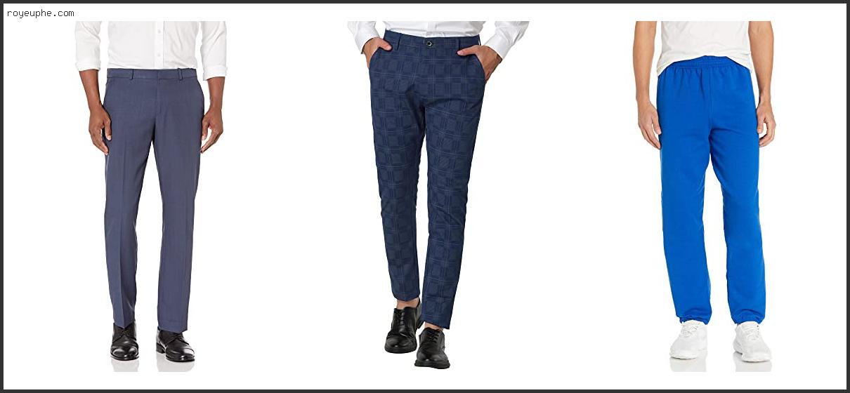 Best Mens Blue Check Trousers