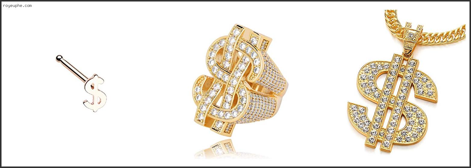 Best Mens Gold Dollar Sign Ring
