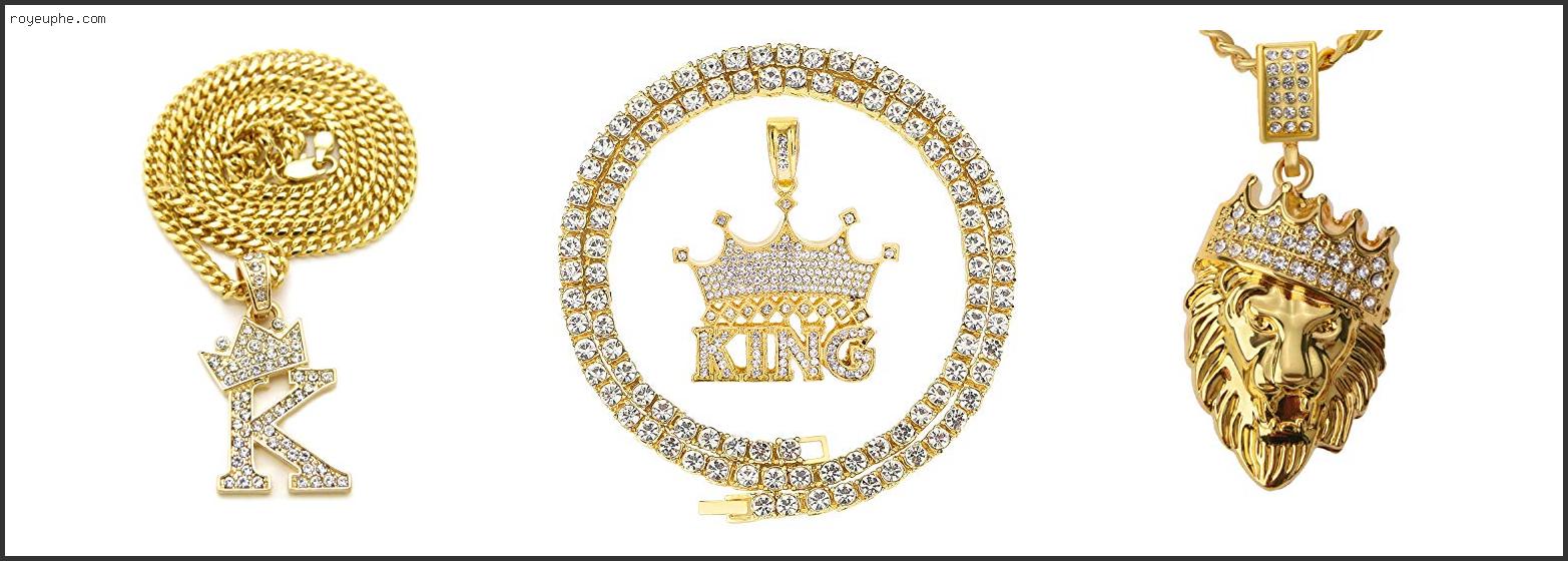 Best Mens Gold Crown Pendant