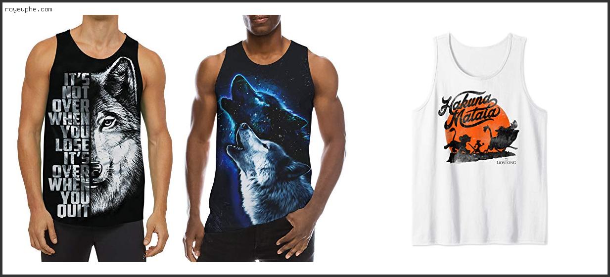 Best Wolf Tank Top Mens