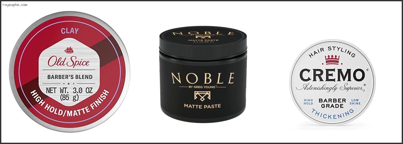 Best Mens Hair Paste Matte