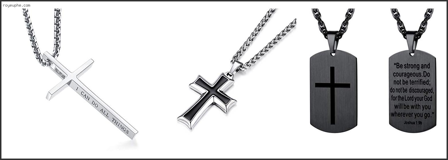 Best Mens Confirmation Cross Necklace