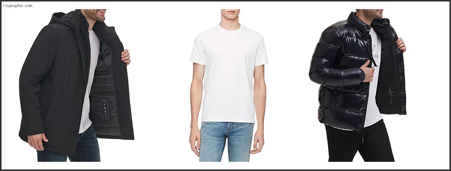 Best Calvin Klein Suede Jacket Mens