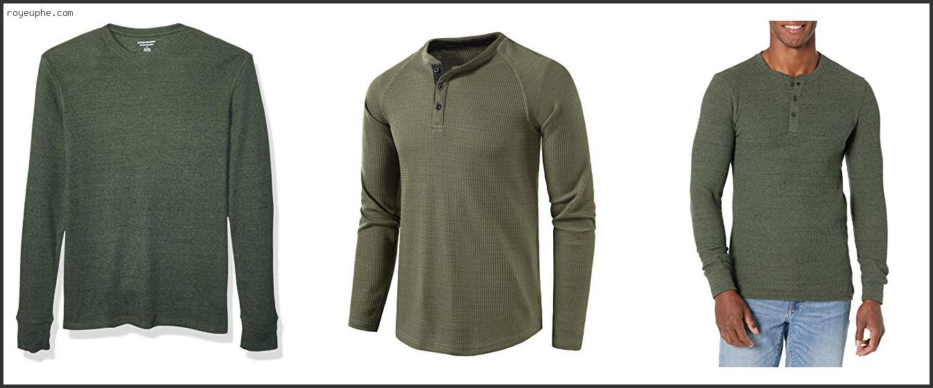 Best Mens Olive Green Henley