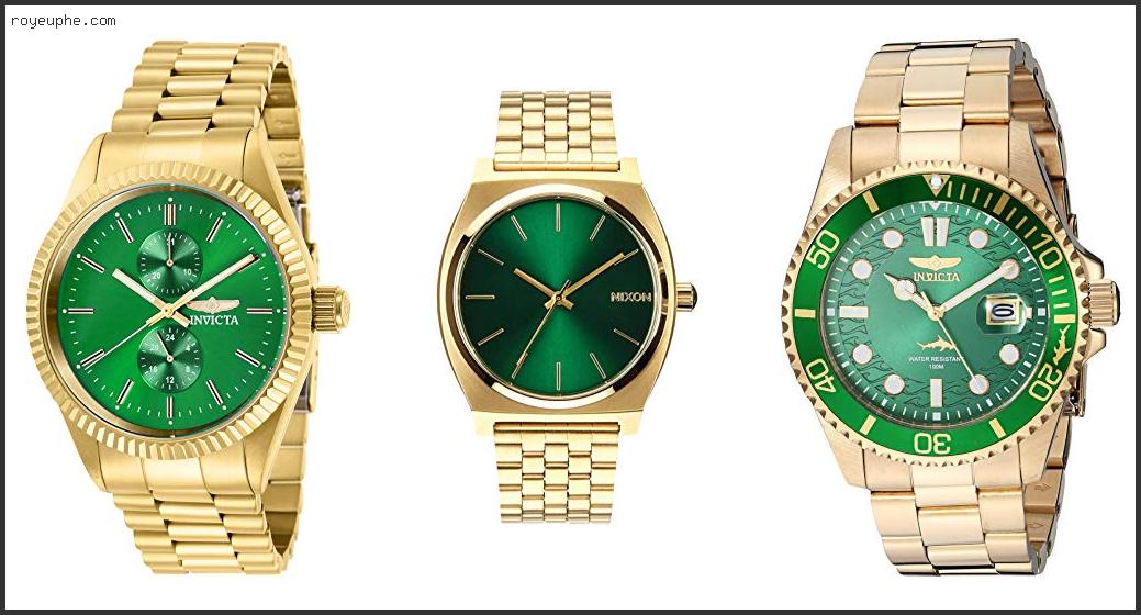 Best Mens Green And Gold Watch