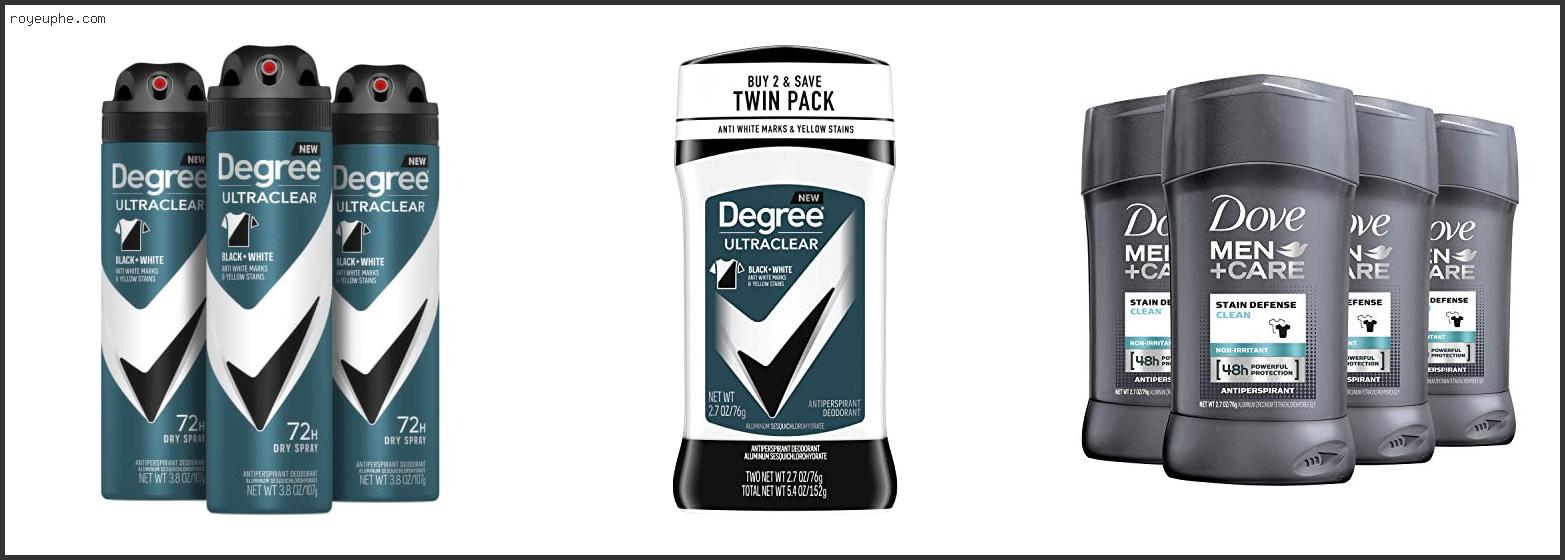 Best Deodorant That Doesn T Stain Clothes Mens