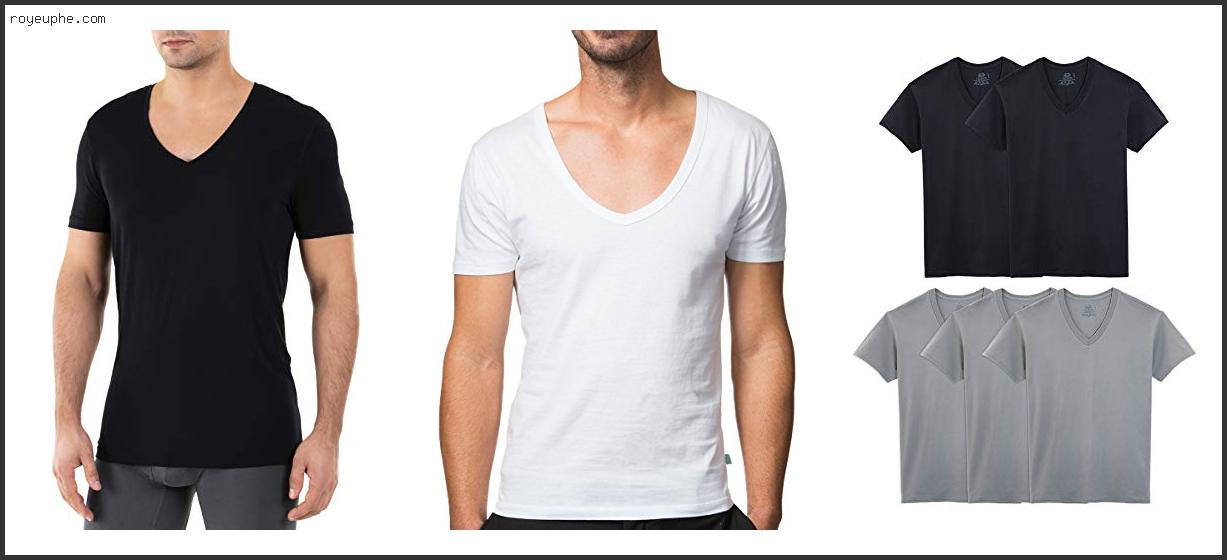 Best Mens Deep V Neck Undershirt
