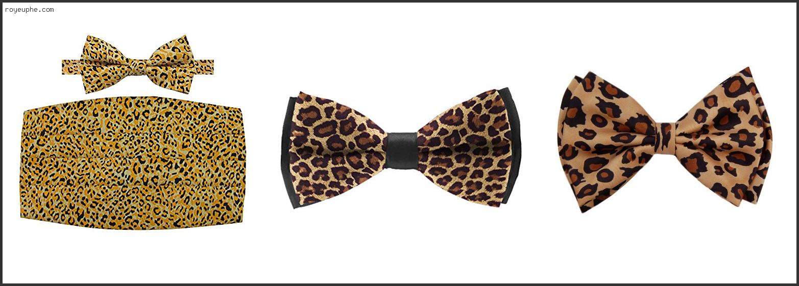 Best Mens Cheetah Bow Tie