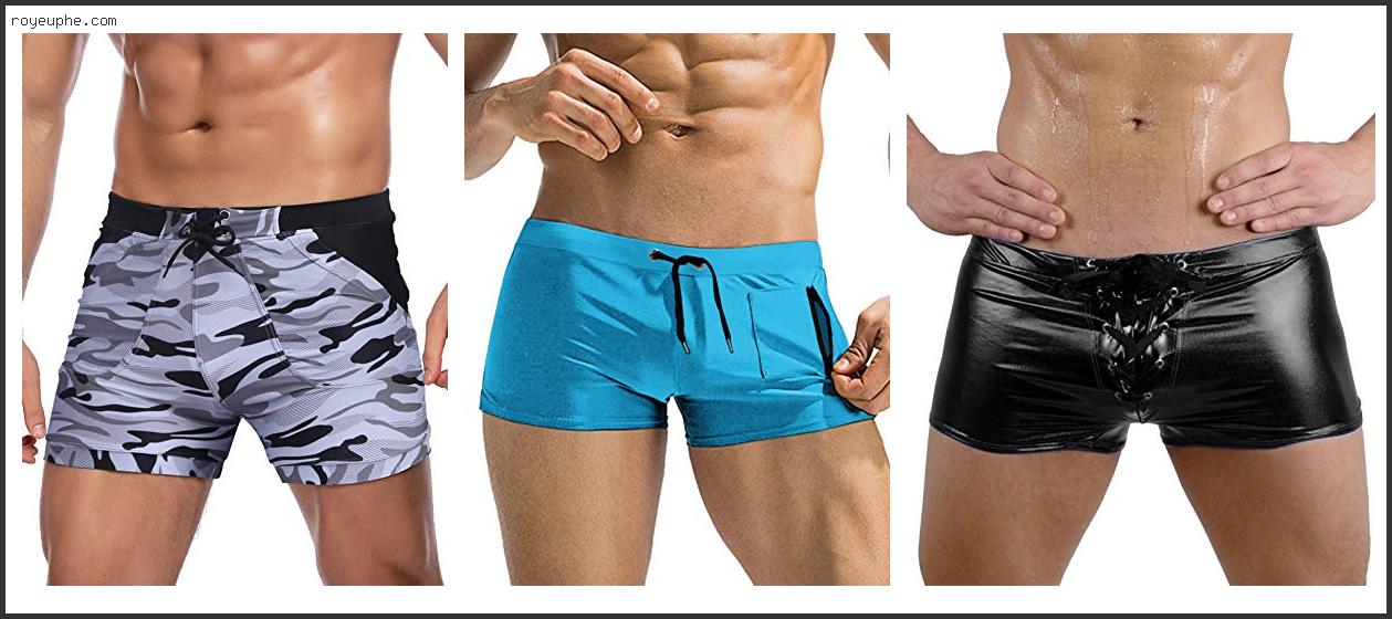 Best Mens Wet Look Swim Shorts