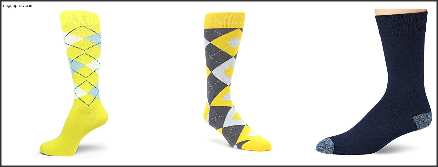 Best Yellow Argyle Socks Mens