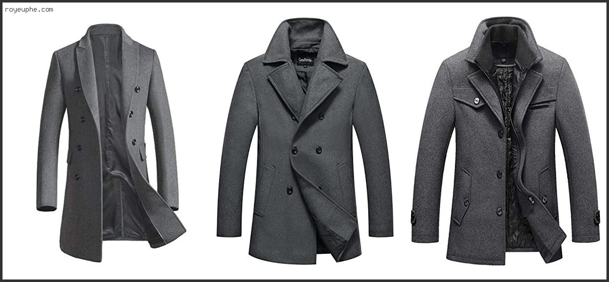 Best Gray Wool Pea Coat Mens